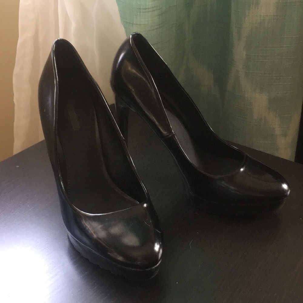 ZARA Sz 10 (Sz 41) classic black high heel